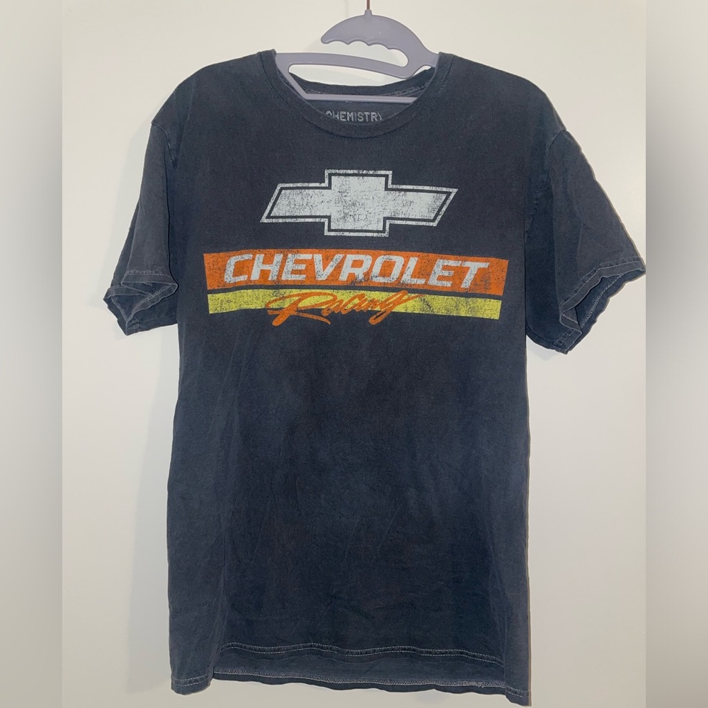 Chemistry Chevrolet Racing Graphic Tee with Orange & Yellow Logo